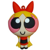 3D PVC Figure Keychain - Powerpuff Girls - Blossom Classic Outfit