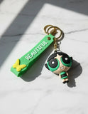 3D PVC Figure Keychain - Powerpuff Girls - Buttercup Standing