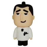 3D PVC Figure Keychain - Powerpuff Girls - Professor Utonium Lab Coat