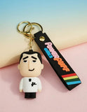 3D PVC Figure Keychain - Powerpuff Girls - Professor Utonium Lab Coat