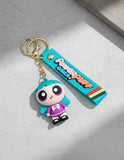 3D PVC Figure Keychain - Powerpuff Girls - Bunny Purple Dress Variant 2