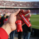3D PVC Figure Keychain - Football Club - Independiente Red Kit Keychain