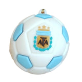 3D PVC Figure Keychain - Football Club - Argentina AFA Soccer Ball