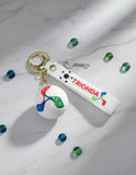 3D PVC Figure Keychain - Football Club - Italy Football Team Emblem