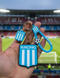 3D PVC Figure Keychain - Football Club - Racing Club Logo