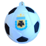 3D PVC Figure Keychain - Football Club - AFA Logo Soccer Ball