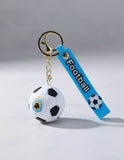 3D PVC Figure Keychain - Football Club - AFA Logo Soccer Ball