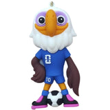 3D PVC Figure Keychain - Football Club - Eagle Mascot Football Player