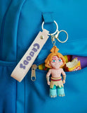 3D PVC Figure Keychain - Croods - Guy Standard Outfit
