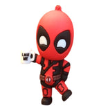 3D PVC Figure Keychain - Deadpool Superheroes - Deadpool Holding Like Me Mug