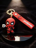 3D PVC Figure Keychain - Deadpool Superheroes - Deadpool Holding Like Me Mug