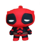 3D PVC Figure Keychain - Deadpool Superheroes - Chibi Deadpool Standing