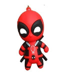 3D PVC Figure Keychain - Deadpool Superheroes - Chibi Deadpool