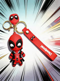 3D PVC Figure Keychain - Deadpool Superheroes - Chibi Deadpool