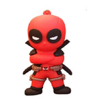 3D PVC Figure Keychain - Marvel - Chibi Deadpool Arms Crossed