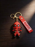 3D PVC Figure Keychain - Deadpool Superheroes - Deadpool Holding Dual Pistols