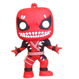 3D PVC Figure Keychain - Deadpool Superheroes - Venomized Deadpool