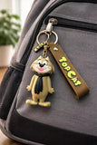 3D PVC Figure Keychain - Don Gato Y Su Pandilla - Top Cat Black Tie