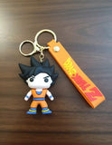 3D PVC Figure Keychain - Dragon Ball Z - Chibi Goku Orange Gi