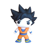 3D PVC Figure Keychain - Dragon Ball Z - Chibi Goku Orange Gi