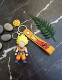 3D PVC Figure Keychain - Dragon Ball Z - Chibi Goku Super Saiyan