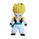 3D PVC Figure Keychain - Dragon Ball Z - Chibi Gotenks Super Saiyan