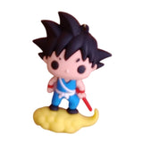 3D PVC Figure Keychain - Dragon Ball Z - Chibi Goku Nimbus Power Pole