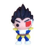 3D PVC Figure Keychain - Dragon Ball Z - Chibi Vegeta Scouter Armor