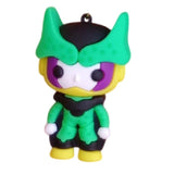 3D PVC Figure Keychain - Dragon Ball Z - Chibi Imperfect Cell