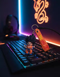 3D PVC Figure Keychain - Dragon Ball Z - Chibi Goku Powering Up