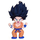 3D PVC Figure Keychain - Dragon Ball Z - Chibi Goku Powering Up