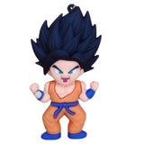 3D PVC Figure Keychain - Dragon Ball Z - Chibi Goku Powering Up