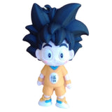 3D PVC Figure Keychain - Dragon Ball Z - Chibi Goku Orange Outfit