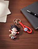 3D PVC Figure Keychain - Dragon Ball Z - Chibi Goku Camo Outfit