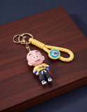 3D PVC Figure Keychain - Dragon Ball Z - Krillin Yellow Shirt