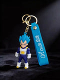 3D PVC Figure Keychain - Dragon Ball Z - Chibi Vegeta Super Saiyan Blue