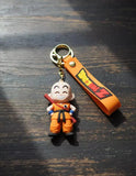 3D PVC Figure Keychain - Dragon Ball Z - Chibi Krillin Power Pole