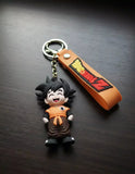 3D PVC Figure Keychain - Dragon Ball Z - Chibi Goku Laughing