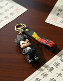 3D PVC Figure Keychain - Dragon Ball Z - Chibi Vegeta Skull Hoodie