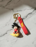 3D PVC Figure Keychain - Dragon Ball Z - Chibi Goku On Nimbus