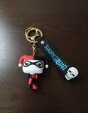 3D PVC Figure Keychain - Escuadrón Suicida Superheroes - Harley Quinn Classic Jester