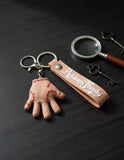 3D PVC Figure Keychain - Familia Addams Adams - Thing Stitched Hand
