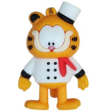 3D PVC Figure Keychain - Garfield - Chef Outfit
