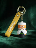 3D PVC Figure Keychain - Garfield - Doctor Outfit