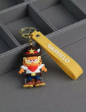 3D PVC Figure Keychain - Garfield - Sheriff Outfit