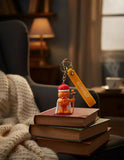3D PVC Figure Keychain - Garfield - King Holding Scepter