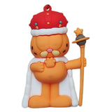3D PVC Figure Keychain - Garfield - King Holding Scepter