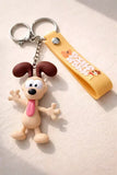 3D PVC Figure Keychain - Garfield - Odie Waving Tongue Out