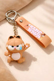 3D PVC Figure Keychain - Garfield - Angry Running Tear