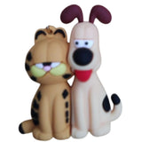 3D PVC Figure Keychain - Garfield - Odie Sitting